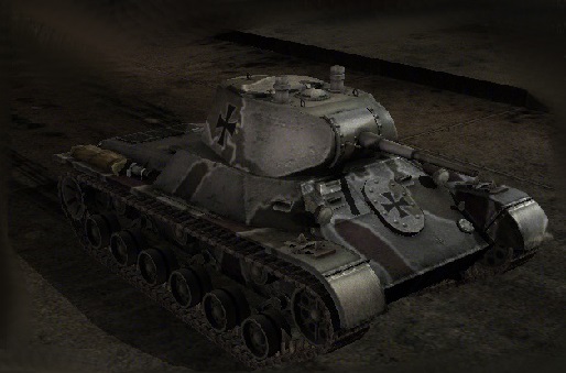 Темная шкурка для танка T-127