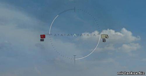 Белый прицел для World of Tanks 0.8.7